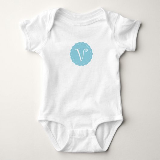  letter "V" Romper (Voorkant)
