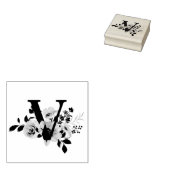 Letter V Rubberstempel (Gestempeld)