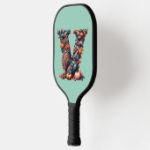 Letter V Thanksgiving turkey style gift  Pickleball Paddle (Links)