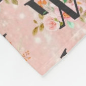 Letter W Fleece Deken (Hoek)