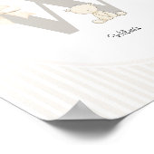 Letter W Nursery Wall Art - Custom Baby Name Print (Hoek)