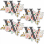 Letter W Sticker (Voorkant)