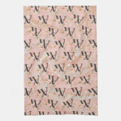 Letter W Theedoek (Verticaal)