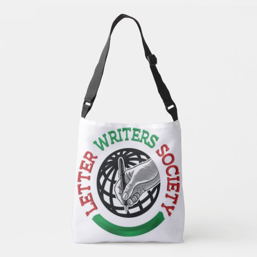 Letter Writers Society Crossbody Canvas tas (Achterkant)