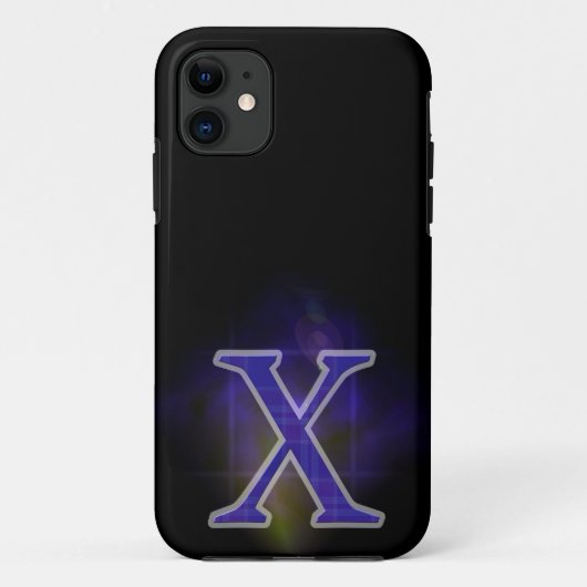 Letter X Case-Mate iPhone Case (Achterkant)