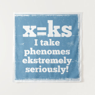 Letter X-fenomeen is geluidsfonica Wandkleed