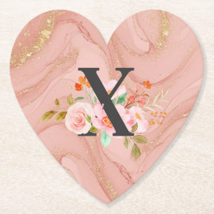 Letter X Kartonnen Onderzetters