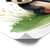 Letter X Panda Fairy Poster - Chinese Alphabet Art (Coin)