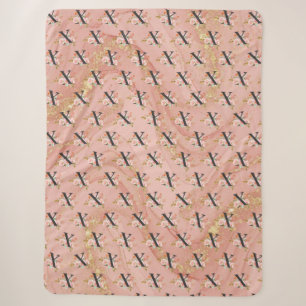 Letter X Sherpa Deken