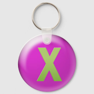 Letter X Sleutelhanger