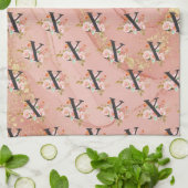 Letter X Theedoek (Gevouwen)