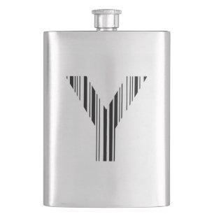 LETTER Y BAR CODE Eerste Initiaal Barcodepatroon Flacon