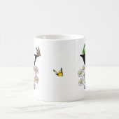 Letter Y Bloem Vlinder Monogram Initiaal     Koffiemok (Center)