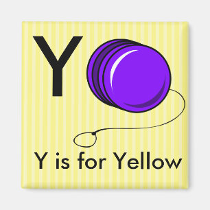"Letter Y" is voor Yoyo Children's Alphabet Magnet Magneet