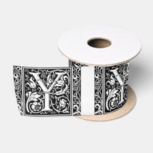 Letter Y Middeleeuwse Monogram Art Nouveau Lint