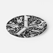 Letter Y Middeleeuwse Monogram Art Nouveau Papieren Bordje (Gekanteld)