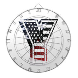 Letter Y Monogram Initiaal Classic Ronde Sticker Dartbord