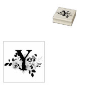 Letter Y Rubberstempel (Gestempeld)