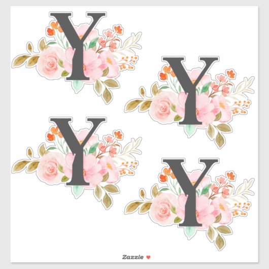 Letter Y Sticker (Vel)