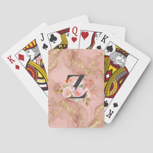 Letter Z Pokerkaarten (Achterkant)