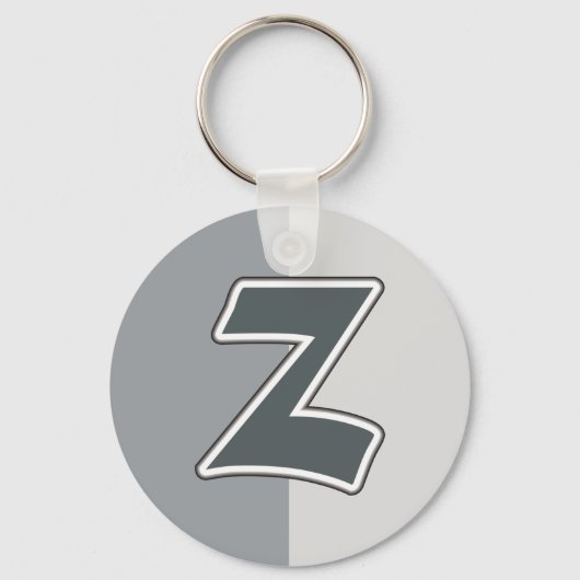 Letter Z Sleutelhanger (Voorkant)