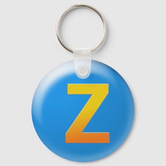 Letter Z Sleutelhanger (Voorkant)