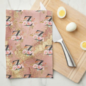 Letter Z Theedoek (Quarter Fold)