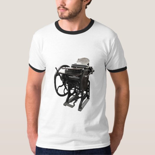 Letterdruk 1888 Ringer mannen T-shirt (Voorkant)