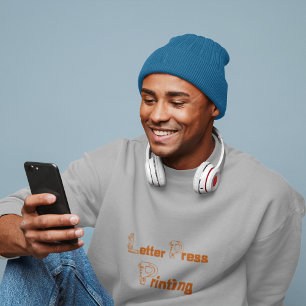 Letterdruk afdrukken t-shirt