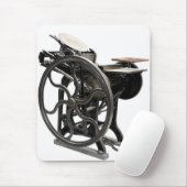 letterdrukmachine mousepad muismat (Met muis)