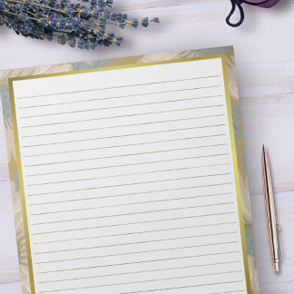 Lettergrootte 8,5 inch x 11 inch Bruine lijnen Bre Notitieblok