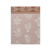 Lettergrootte 8.5 "x 11" Brede Regel Retro Boerder Notitieblok (Gedraaid)