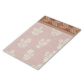 Lettergrootte 8.5 "x 11" Brede Regel Retro Boerder Notitieblok (Schuin)