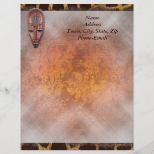 Letterhead African Design Custom Briefhoofd