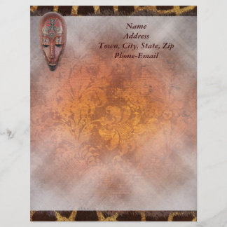 Letterhead African Design Custom Briefhoofd