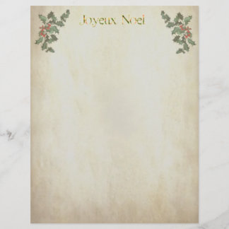 Letterhead Joyeux noel Briefhoofd