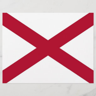 Letterhead met vlag van de Verenigde Staten van Am