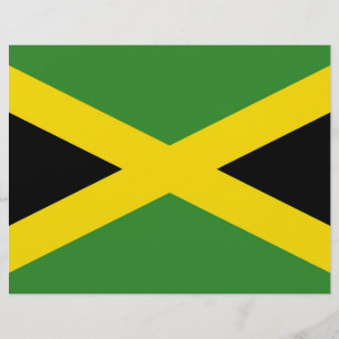 Letterhead met vlag van Jamaica
