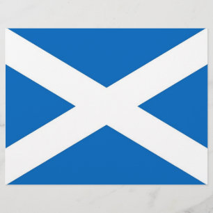 Letterhead met vlag van Schotland