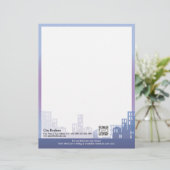 Letterhead Sjabloon City Realtors Briefhoofd (Staand voorkant)