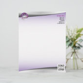 Letterhead Sjabloon Event Dance Briefhoofd Sjabloon (Staand voorkant)