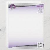 Letterhead Sjabloon Event Dance Briefhoofd Sjabloon (Voorkant / Achterkant)