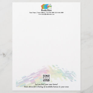 Letterhead Sjabloon House Real Estate Gepersonaliseerd Briefhoofd
