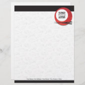 Letterhead Sjabloon Japans restaurant Briefhoofd (Voorkant / Achterkant)