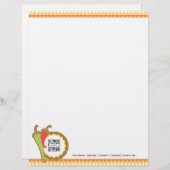Letterhead Sjabloon Mexicaans restaurant Briefhoofd (Voorkant / Achterkant)