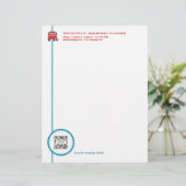 Letterhead Sjabloon Republican Elephant Custom Briefhoofd (Staand voorkant)