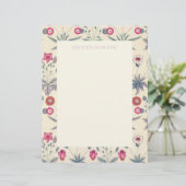 LETTERHEAD : WILLIAM MORRIS : " DAG " BRIEFHOOFD (Staand voorkant)