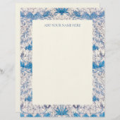 LETTERHEAD : WILLIAM MORRIS : " HONEYSUCKLE " BRIEFHOOFD (Voorkant / Achterkant)
