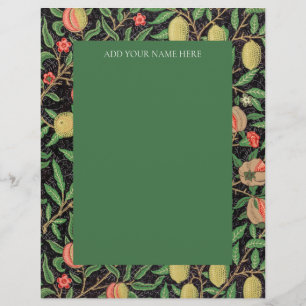 LETTERHEAD : WILLIAM MORRIS : " POMEGRANATEN " BRIEFHOOFD