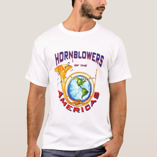 Letterige Hornblower Logo T-shirt (Voorkant)